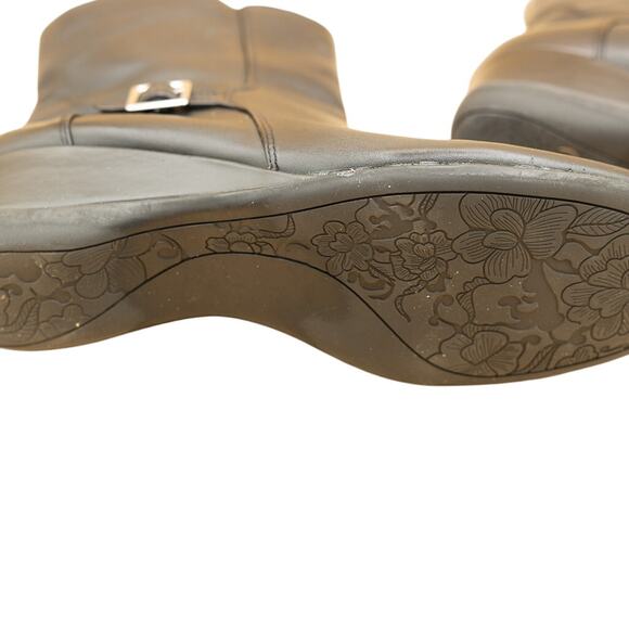 Vintage Kenneth Cole Reaction "Very Cool" Black Leather Womens Boot 8.5M - Picture 5 of 13